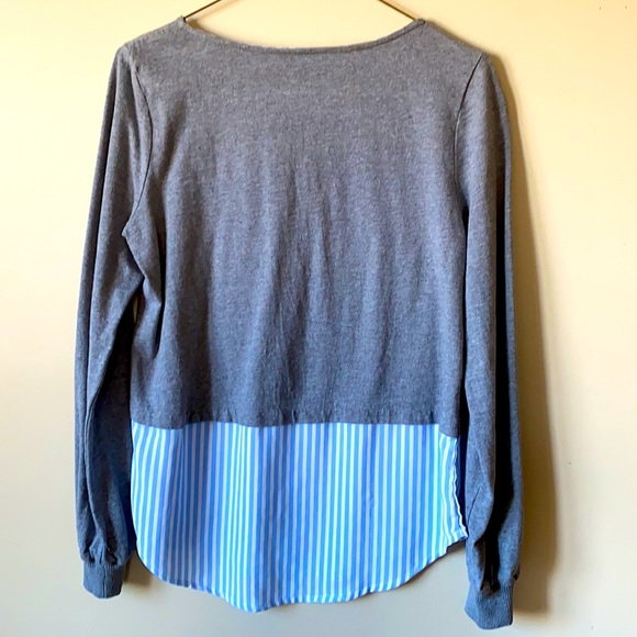 Tommy Hilfiger- Grey Sweater Dress Shirt - Picture 2 of 4